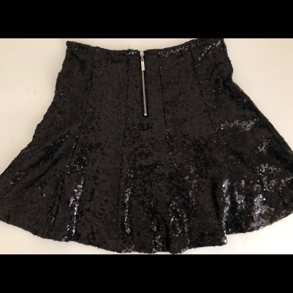 Black sequin GUESS skirt